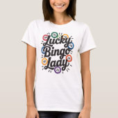 Funny Bingo Lover Design – Bingo Player Gift T-shirt (Voorkant)