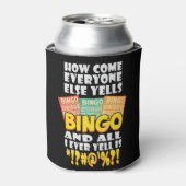 Funny Bingo Player Gift Blikjeskoeler (Blikje Voorkant)