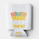 Funny Bingo Player Gift Blikjeskoeler (Achterkant)