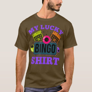 Funny Bingo Player My Lucky Bingo T-Shirt Copy Cop