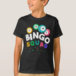 Funny Bingo Team Gambling Humor T-shirt