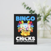 Funny Bingo Women Bingo Player Girls Briefkaart (Staand voorkant)