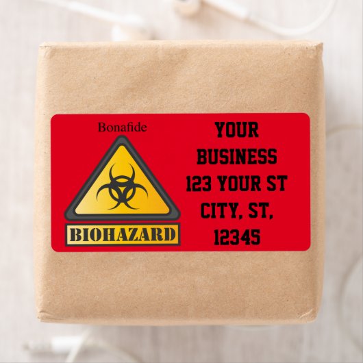 Funny Biohazard Warning Sign Thunder_Cove Etiket (Insitu)