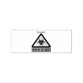 Funny Biohazard Warning SignThunder_Cove Rubberstempel (Afrduk)