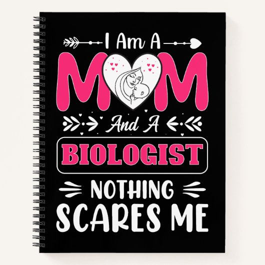 Funny Biologist Mam, bioloog mam Funny Notitieboek (Voorkant)