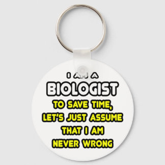 Funny Biologist T-Shirts en Gifts Sleutelhanger