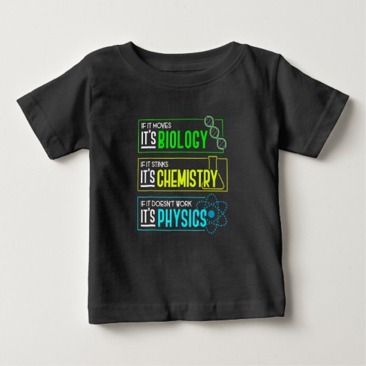 Funny Biology Chemistry Physics Science Nerd (Voorkant)