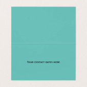 Funny Bird Message - Just Dance for Love 1 Visitekaartjes (Binnenkant ongevouwen)