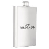 Funny Bird Nerd, Birding, Birdwatch Heupfles (Rechts)