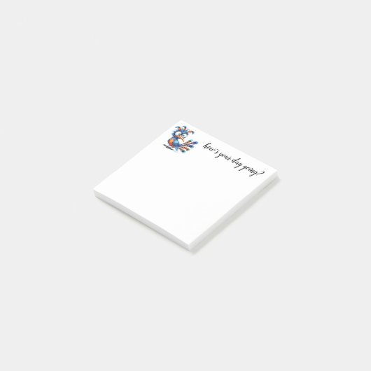 Funny Bird Post-it® Notes (Schuin)