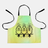 Funny Birds Cartoon-56456 Schort (Voorkant)