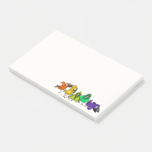 Funny Birds Post-it® notes (Schuin)