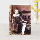 Funny  Birthday Afbeelding Kaart (Gele Bloem)