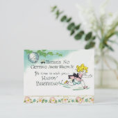 Funny Birthday Briefkaart (Staand voorkant)