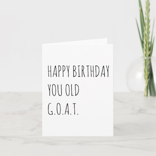 Funny Birthday Card Feestdagen Kaart (Voorkant)