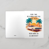 Funny  Birthday Card Folie Wenskaart (Buiten Laag)