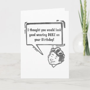 Funny Birthday Card Kaart