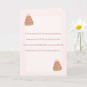 Funny Birthday Card Kaart