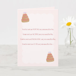 Funny Birthday Card Kaart