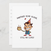 Funny Birthday Card Kaart (Voorkant / Achterkant)