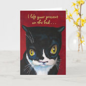 Funny Birthday Card van Cat Kaart (Gele Bloem)