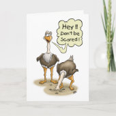 Funny Birthday Cards: Don't Be Scared 2 Kaart (Voorkant)