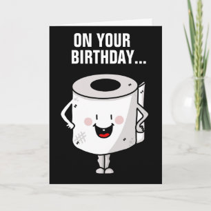 FUNNY BIRTHDAY CARDS GOED BOWEL MOVEMENTS KAART
