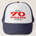 Funny Birthday casquette pour 70 ans<br><div class="desc">Funny Birthday casquette pour 70 ans| Âge personnalisable. 70e anniversaire casquette| Âge personnalisable. Il m'a fallu 70 ans pour être aussi belle. T-shirts disponibles aussi dans notre boutique.</div>