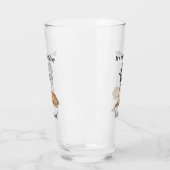 Funny Birthday Dog Glass Glas (Links)