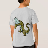 Funny Birthday Dragon T-shirt (Achterkant)