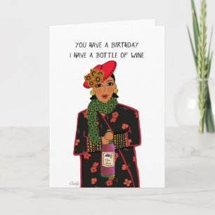 Funny Birthday Haikus voor haar Kaart