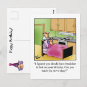 Funny Birthday Humor Briefkaart (Voorkant / Achterkant)