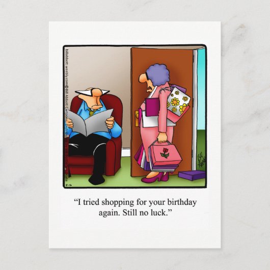Funny Birthday Humor Briefkaart (Voorkant)
