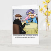 Funny Birthday Humor Kaart van ons (Gele Bloem)