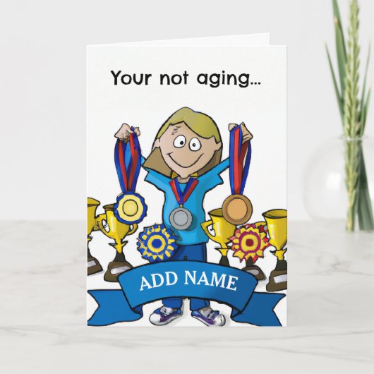 Funny Birthday Je Geweldige Kaart (Voorkant)