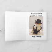 Funny Birthday Kaart (Binnen)