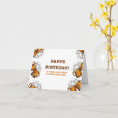 Funny Birthday Kaart - Beer (Gele Bloem)