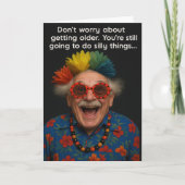 Funny Birthday Kaart Ouderdom (Voorkant)