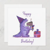 Funny Birthday Monster (Voorkant / Achterkant)