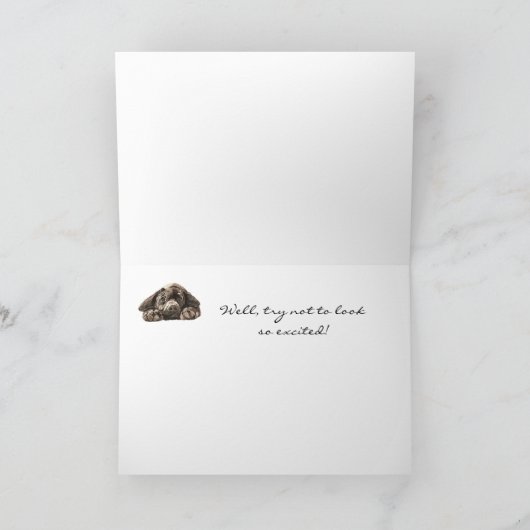 Funny Birthday oom, Labrador Retriever Kaart (Binnen)