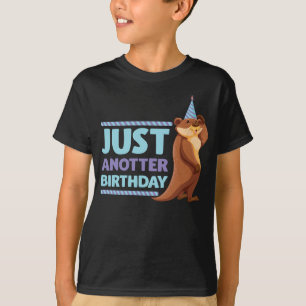 Funny Birthday Party Gift Kinder Zee Otter Animal T-shirt