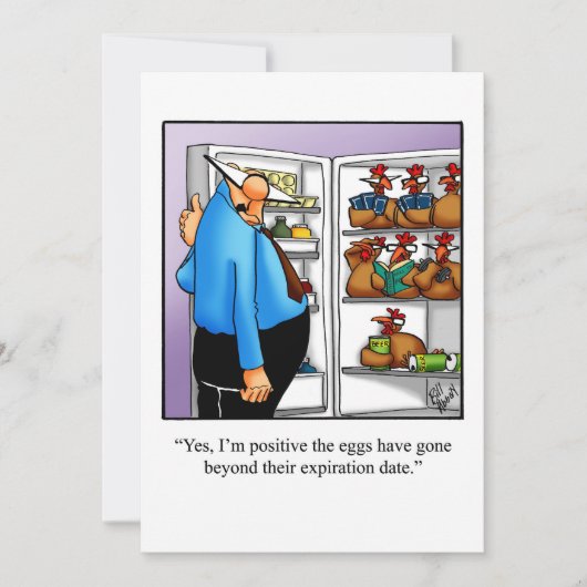 Funny Birthday Party Invitations Kaart (Voorkant)