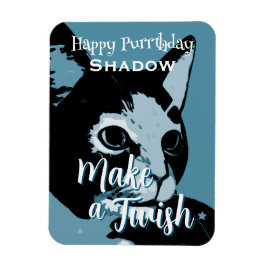 Funny Birthday Purrthday Cat Magneet