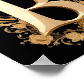 Funny Birthday Queen B - Letter B And Crown (bee) Poster (Hoek)