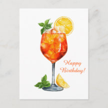 Funny Birthday Spritz Italian Cocktail Custom