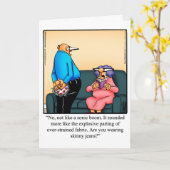 Funny Birthday Wenskaart Kaart (Gele Bloem)