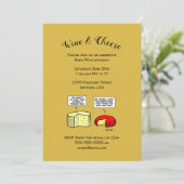 Funny Birthday Wine Tasting Party uitnodigingen (Staand voorkant)