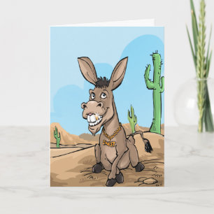 Funny Birthday Wishes - Sweet Donkey Kaart