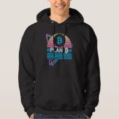 Funny Bitcoin Crypto BTC Cryptocurrency Plan B Hoodie (Voorkant)