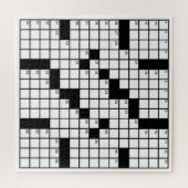 Funny Black and White Crossword Game Legpuzzel (Horizontaal)